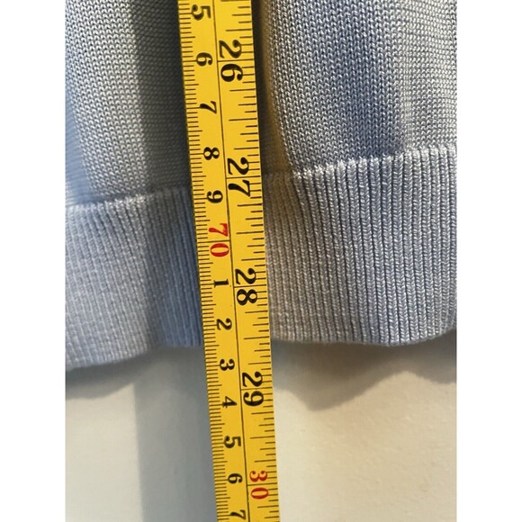 Daniel Cremieux Sweater Vest Men’s Size Large Blue Silk Cotton - Picture 5 of 5